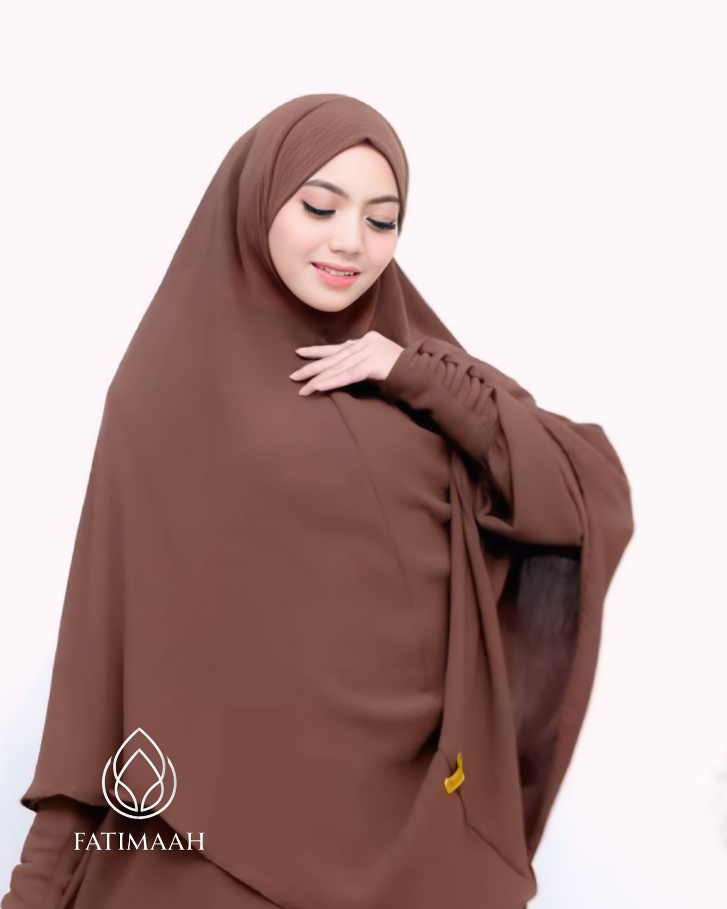 Elegant Crinkle Airflow Abaya Syar’i with Free Niqab by Fatimaah