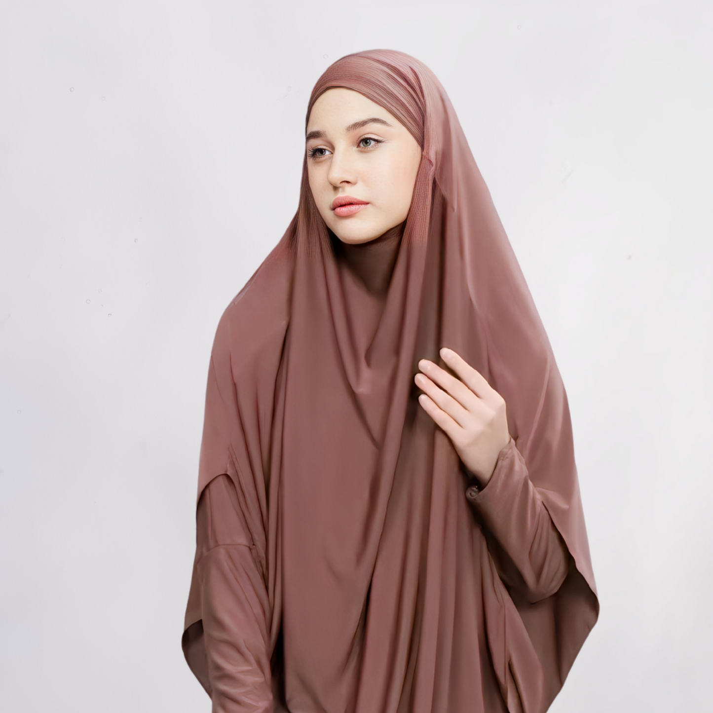 Muskiya Abaya Set Hijab French Khimar Syar'i