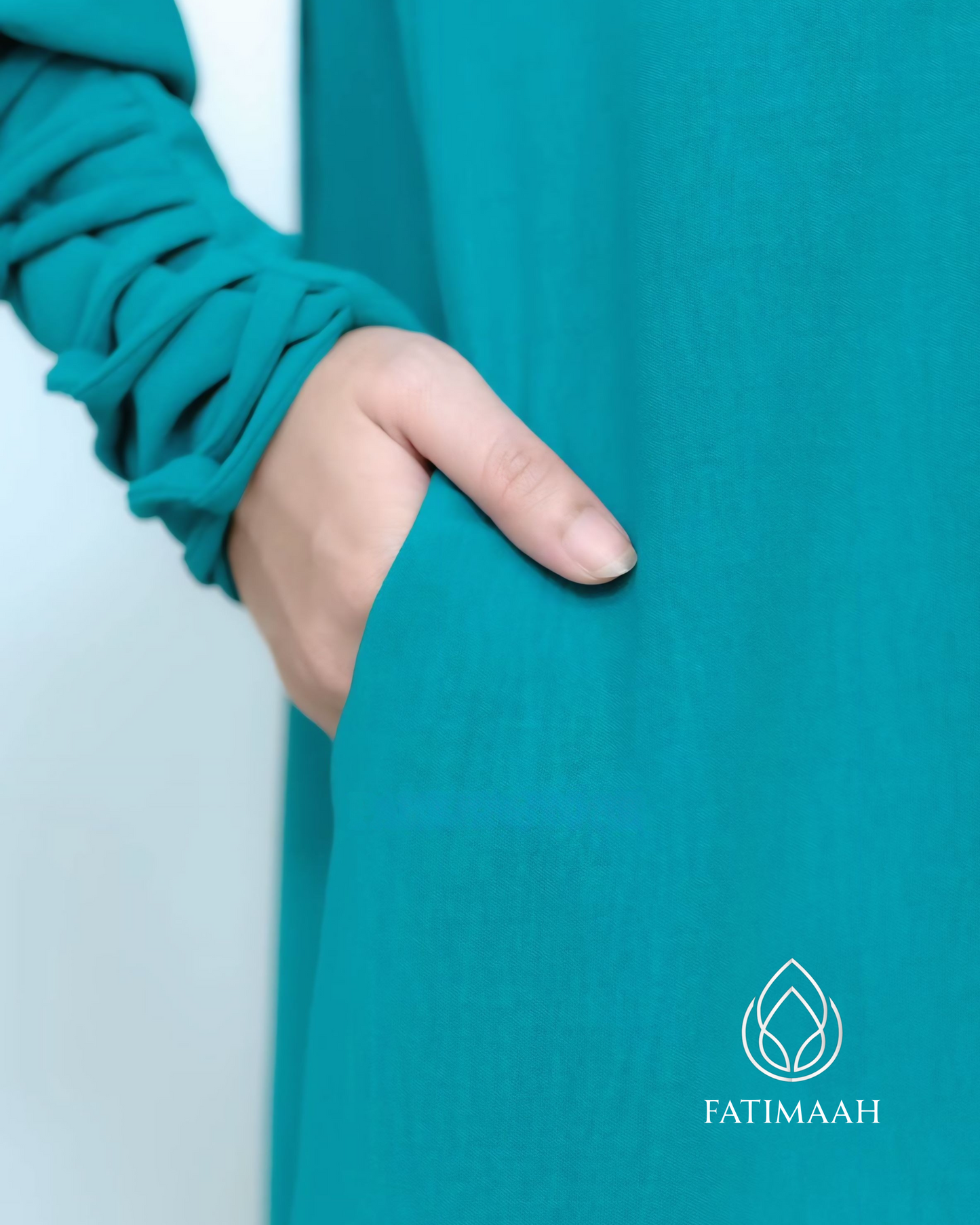 Elegant Crinkle Airflow Abaya Syar’i with Free Niqab by Fatimaah