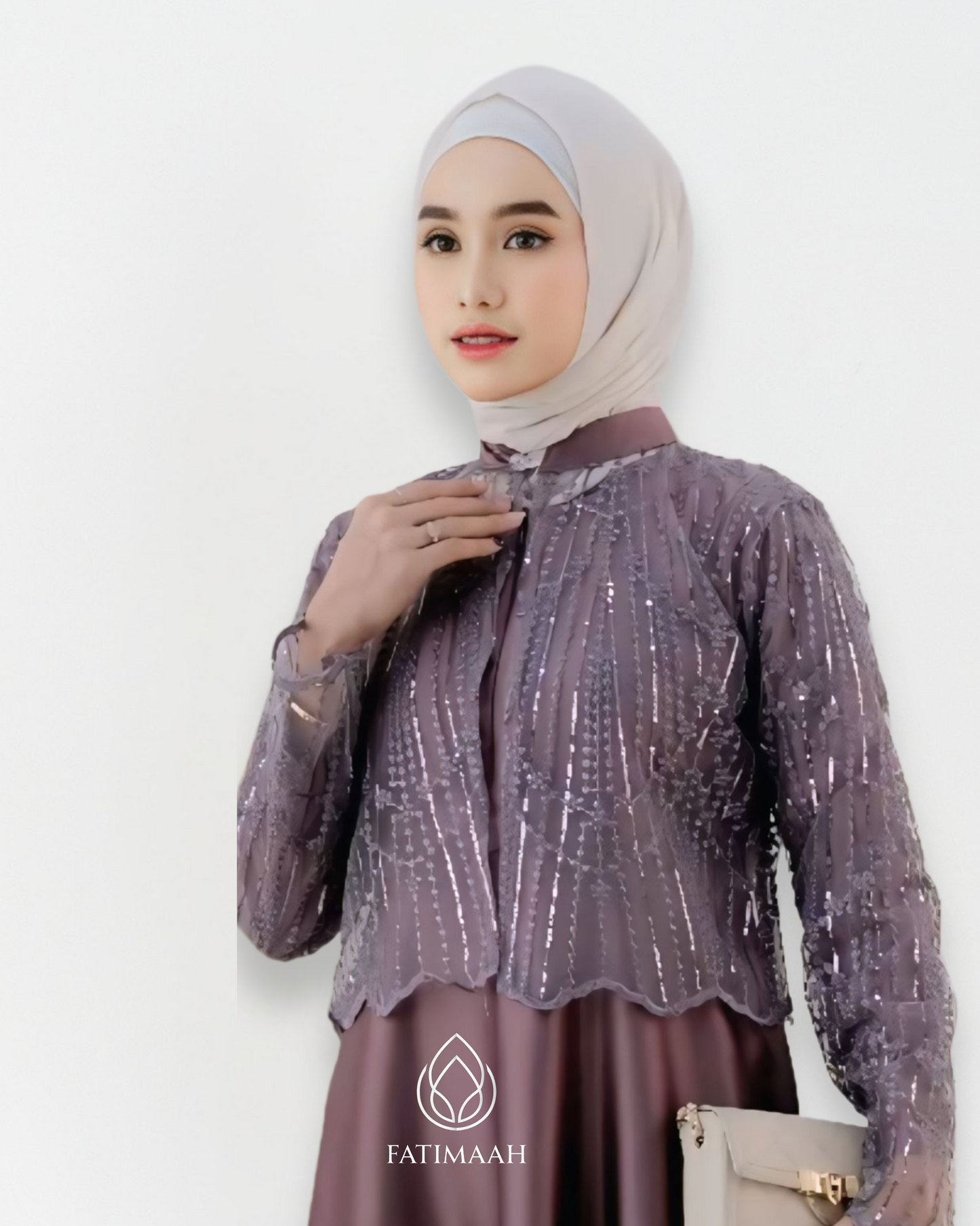Celestia Satin Dress – Elegant Detachable Vest Edition by Fatimaah