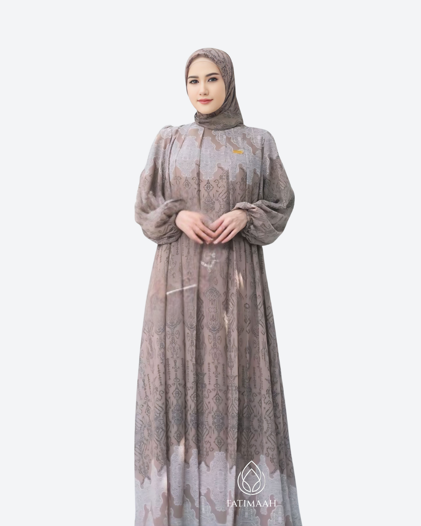 Mikhayla Dress – Elegant Modest Dress in Premium Ceruty Babydoll for All Occasions by Fatimaah