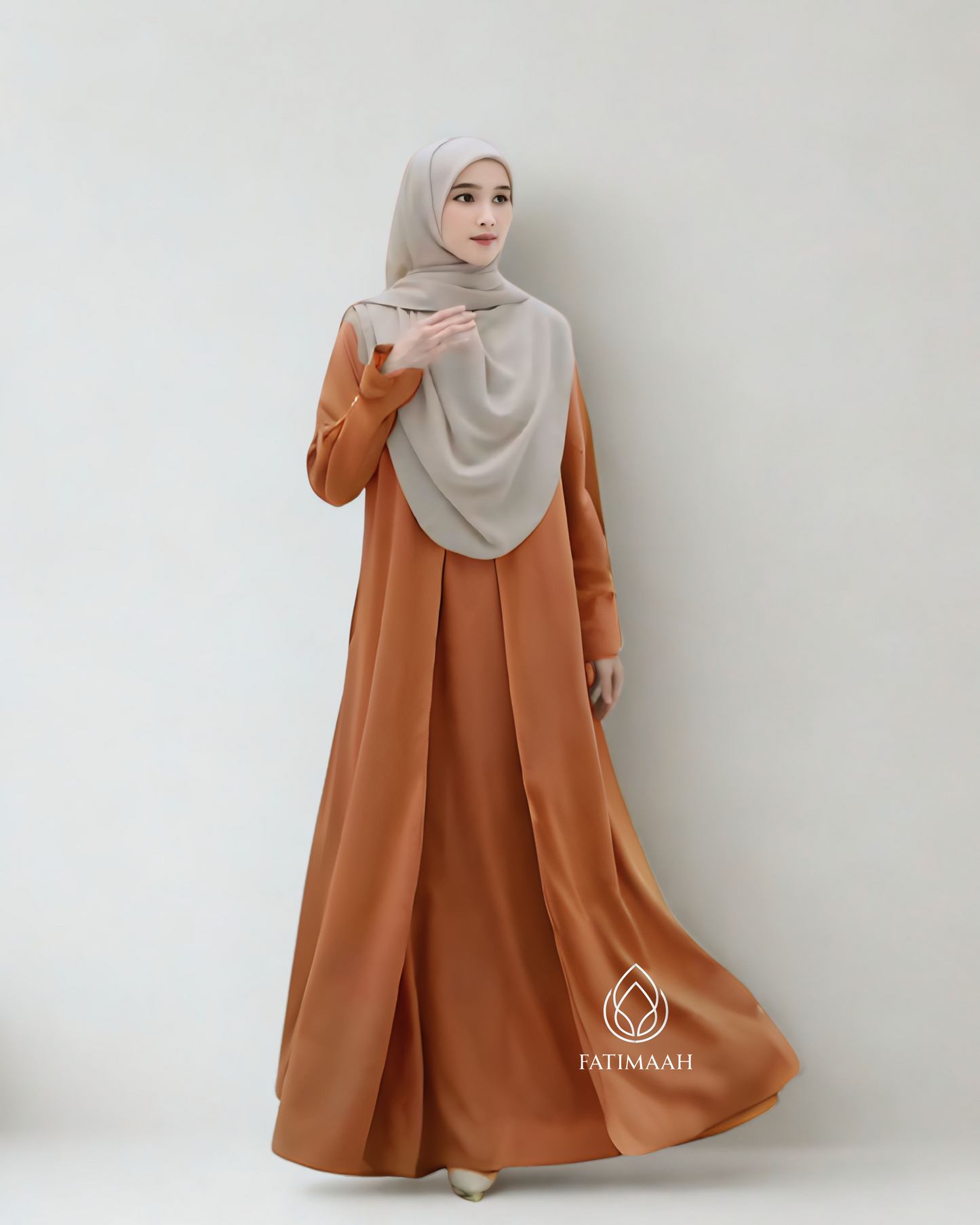 Masayu Dress – Elegant Modest Wear with Soft Famous Fabric by Fatimaah