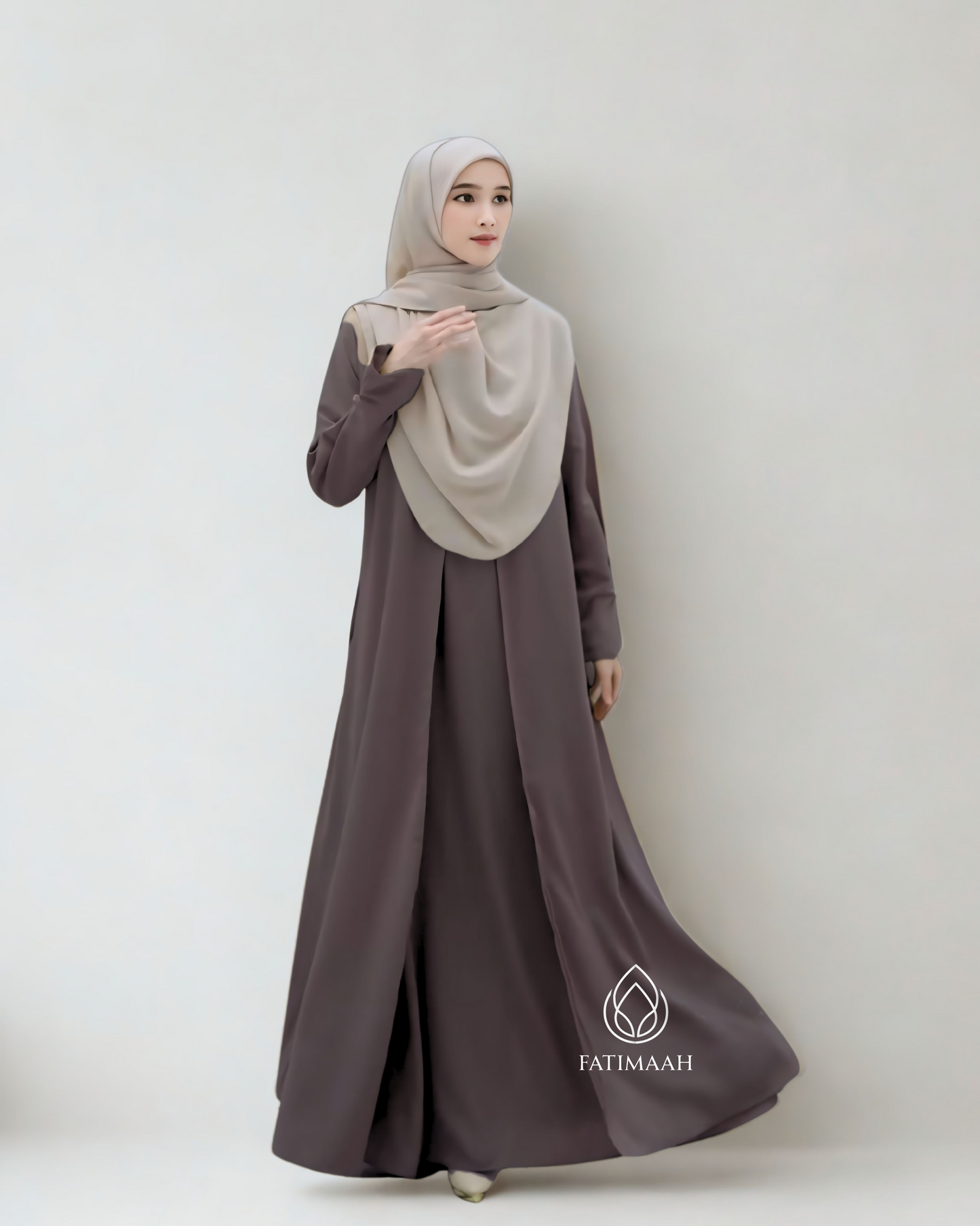 Masayu Dress – Elegant Modest Wear with Soft Famous Fabric by Fatimaah