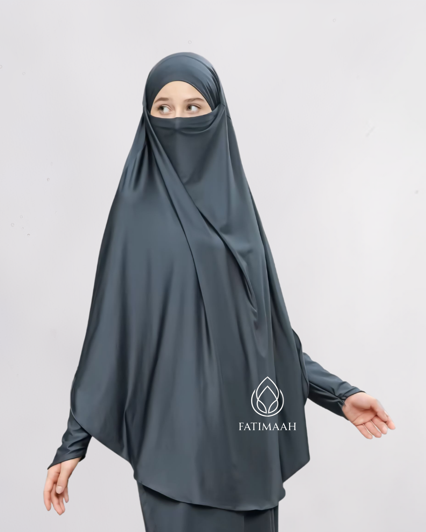 Muskiya Abaya Set Hijab French Khimar Syar'i by Fatimaah