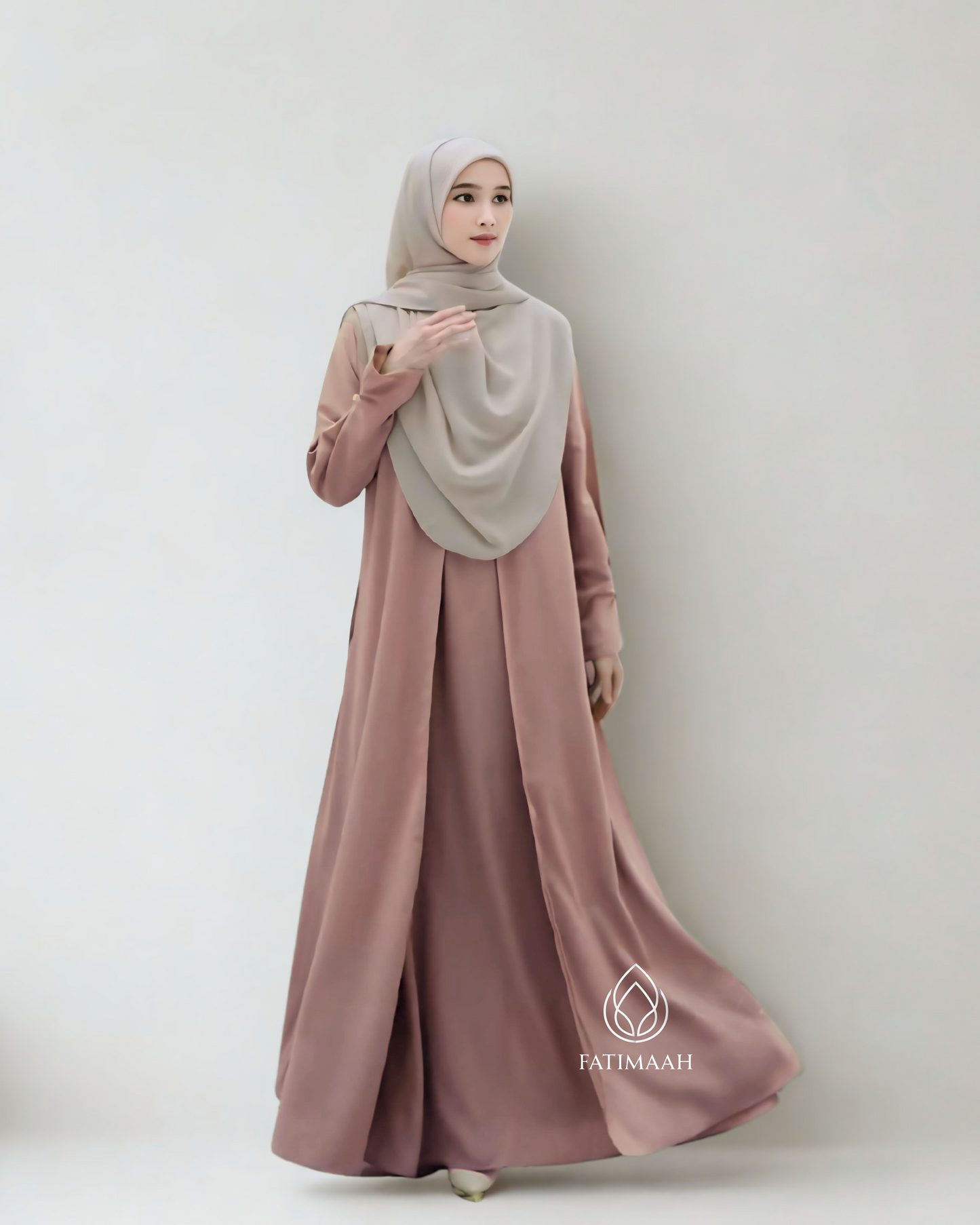 Masayu Dress – Elegant Modest Wear with Soft Famous Fabric by Fatimaah
