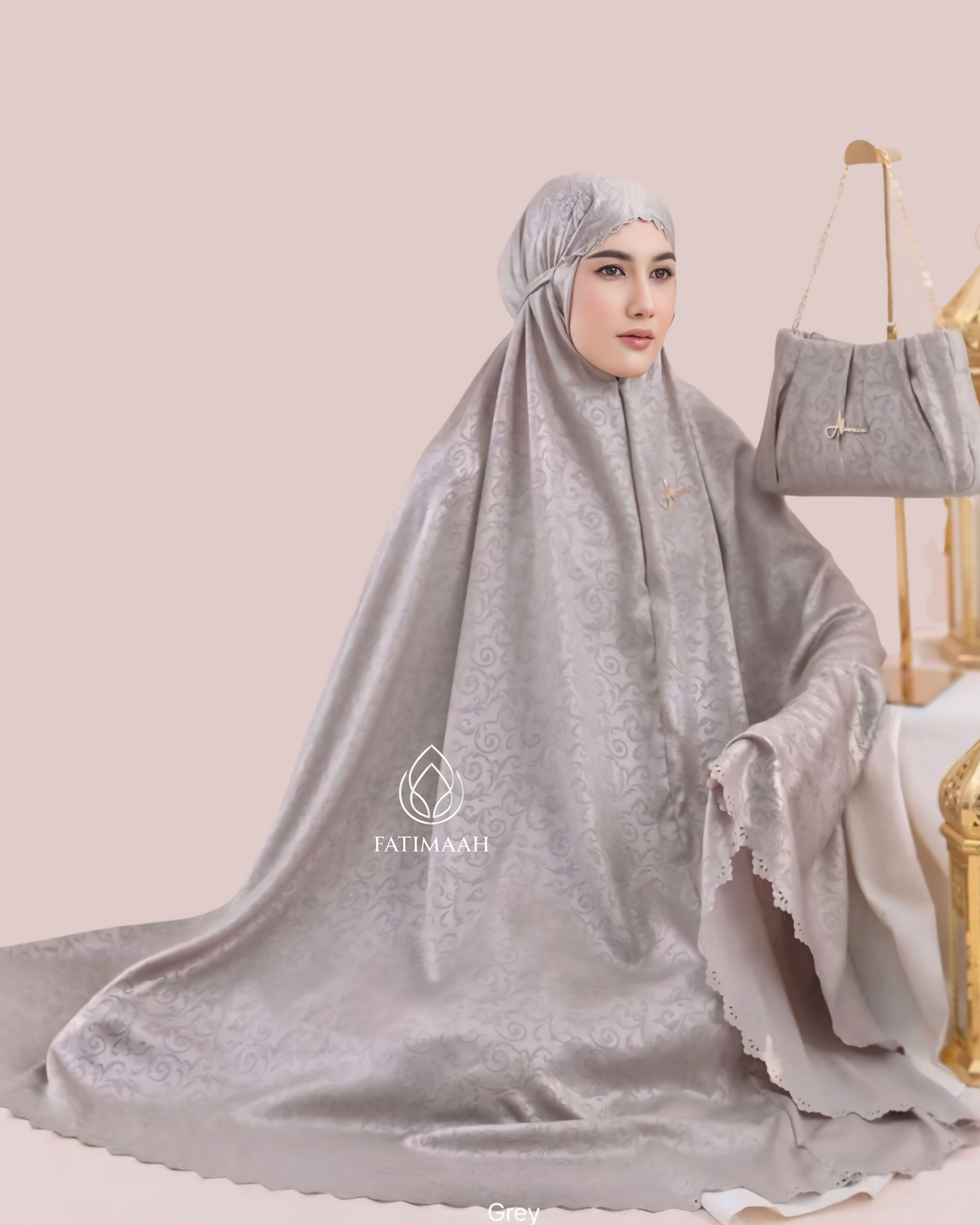 Almecca 2-in-1 Luxury Telekung Set by Fatimaah