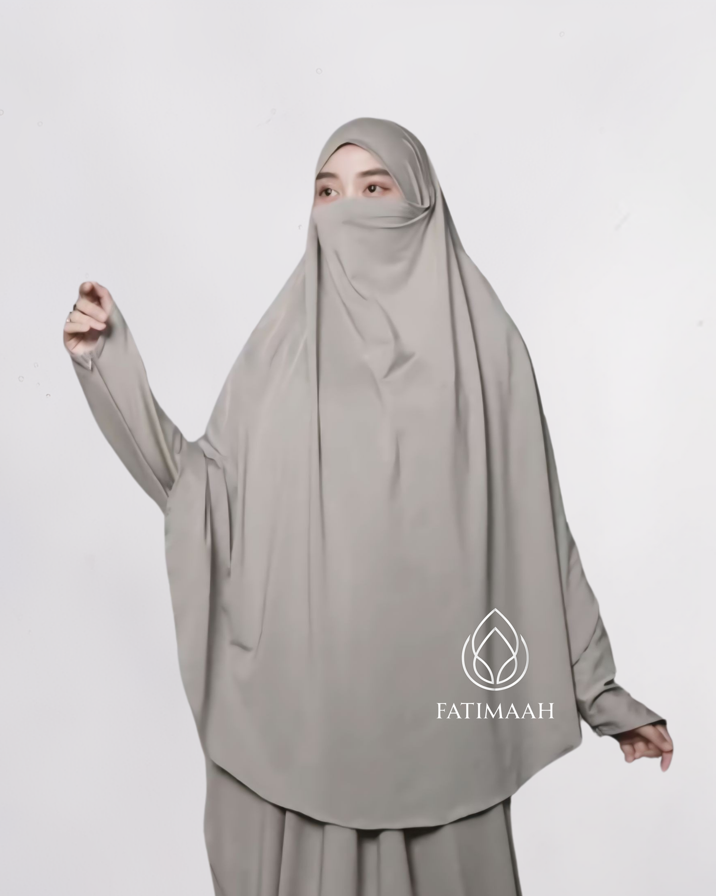 Muskiya Abaya Set Hijab French Khimar Syar'i by Fatimaah