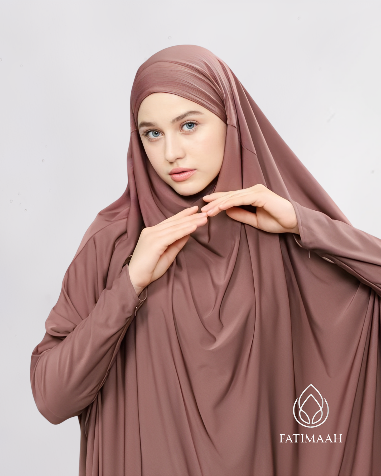 Muskiya Abaya Set Hijab French Khimar Syar'i by Fatimaah
