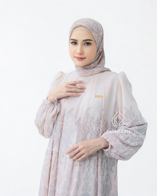Mikhayla Dress – Elegant Modest Dress in Premium Ceruty Babydoll for All Occasions by Fatimaah