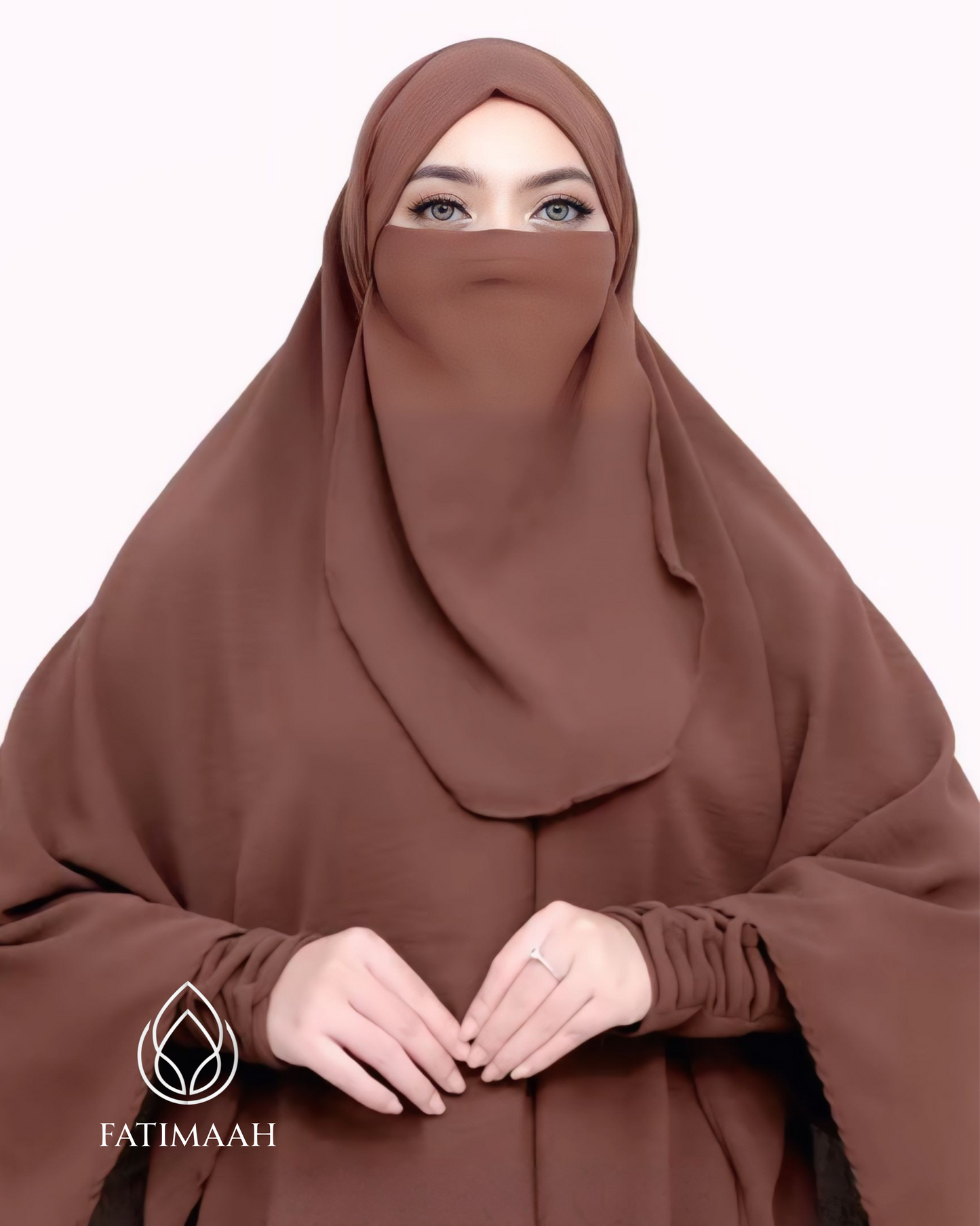 Elegant Crinkle Airflow Abaya Syar’i with Free Niqab by Fatimaah