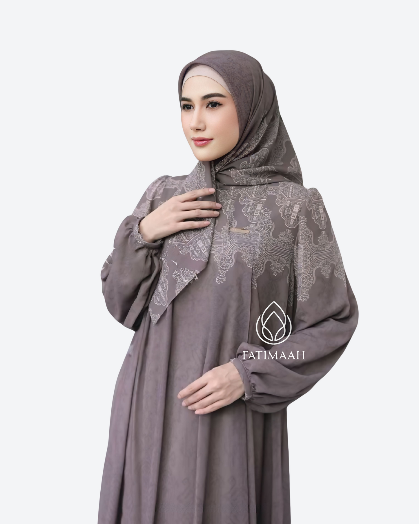 Mikhayla Dress – Elegant Modest Dress in Premium Ceruty Babydoll for All Occasions by Fatimaah