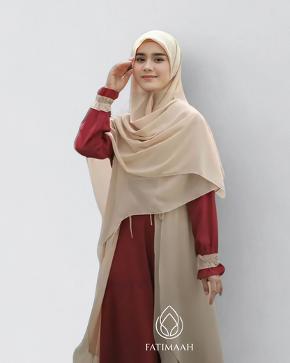 Nazwa Dress with Cardigan – Premium Modest Wear by Fatimaah