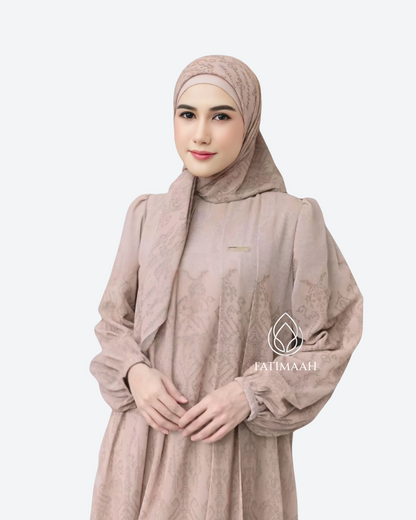 Mikhayla Dress – Elegant Modest Dress in Premium Ceruty Babydoll for All Occasions by Fatimaah