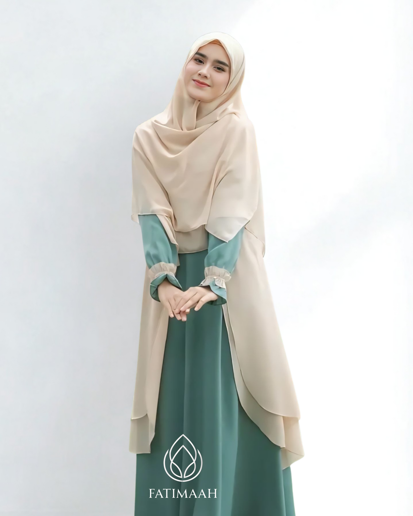 Nazwa Dress with Cardigan – Premium Modest Wear by Fatimaah