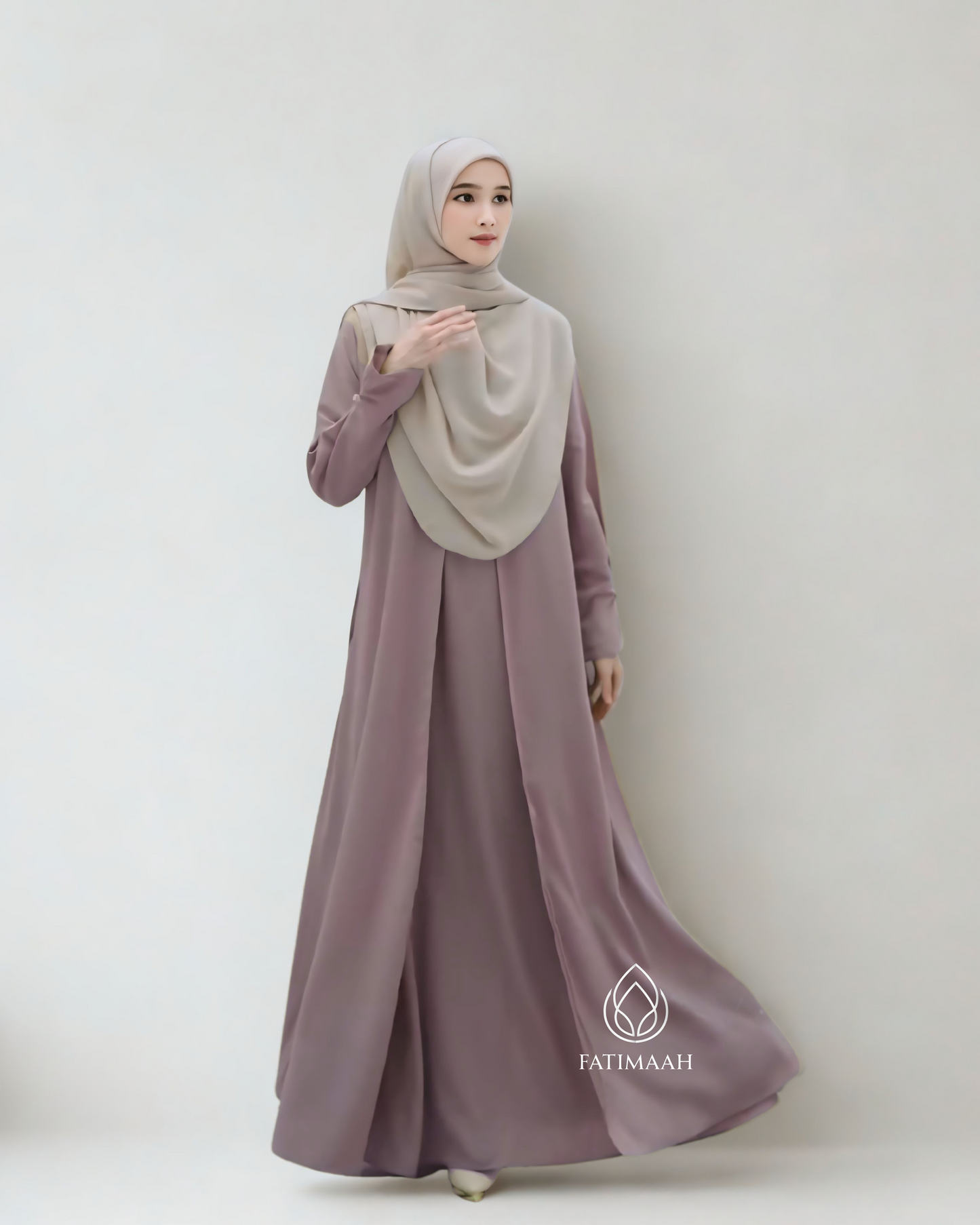 Masayu Dress – Elegant Modest Wear with Soft Famous Fabric by Fatimaah