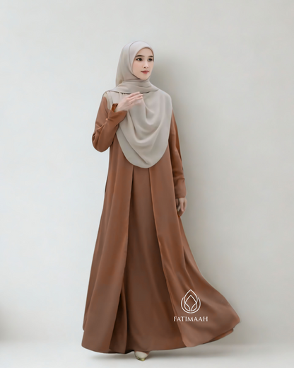 Masayu Dress – Elegant Modest Wear with Soft Famous Fabric by Fatimaah