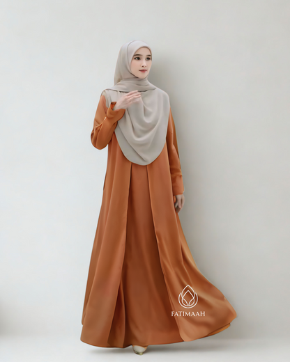 Masayu Dress – Elegant Modest Wear with Soft Famous Fabric by Fatimaah