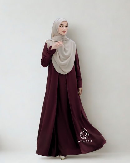 Masayu Dress – Elegant Modest Wear with Soft Famous Fabric by Fatimaah