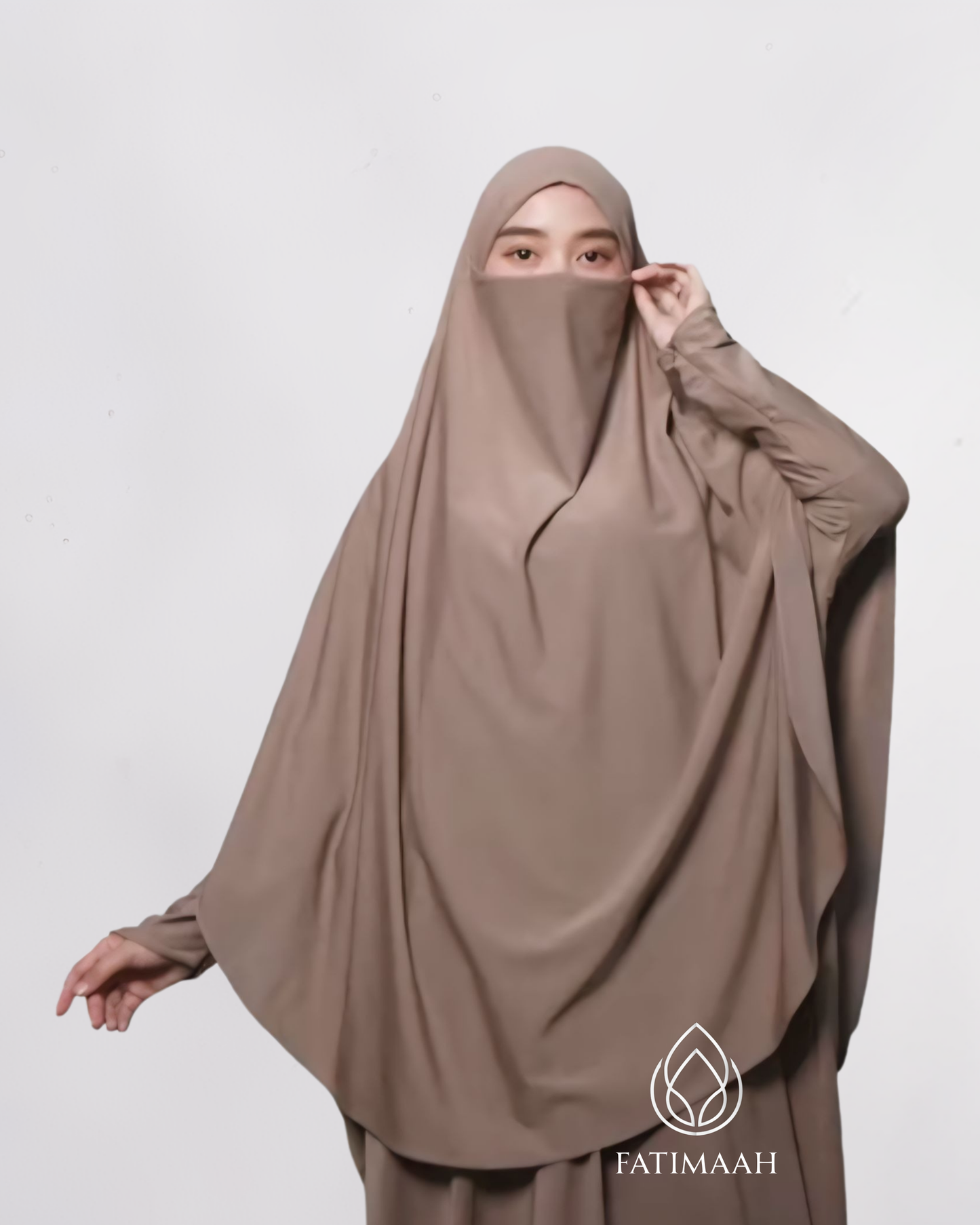 Muskiya Abaya Set Hijab French Khimar Syar'i by Fatimaah