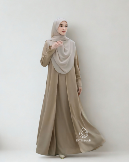Masayu Dress – Elegant Modest Wear with Soft Famous Fabric by Fatimaah