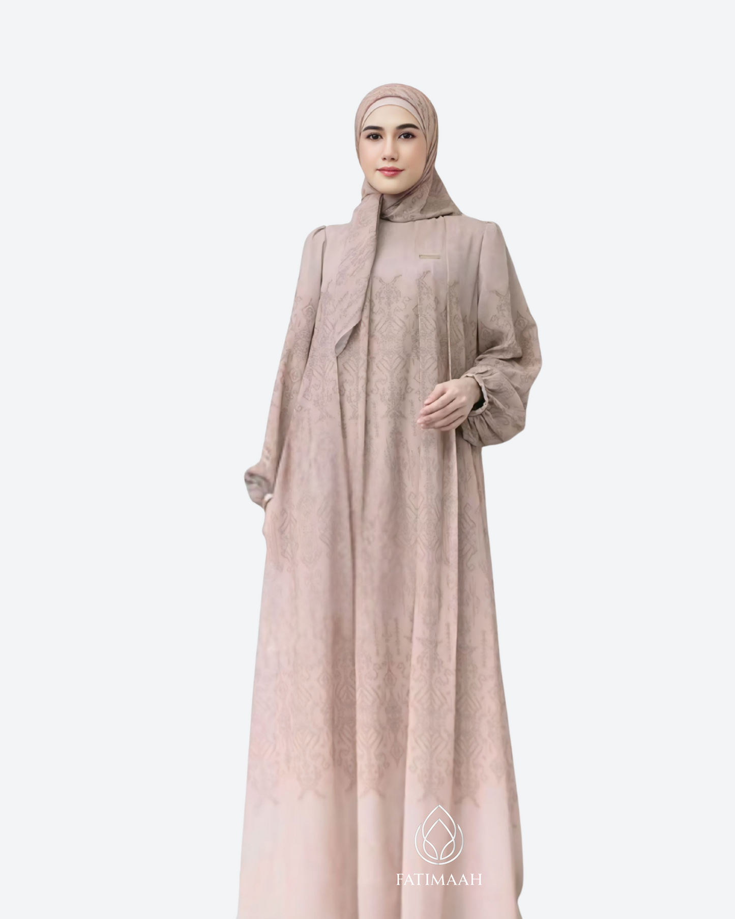 Mikhayla Dress – Elegant Modest Dress in Premium Ceruty Babydoll for All Occasions by Fatimaah