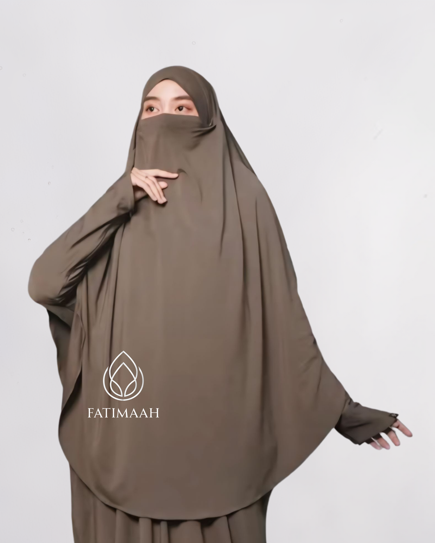 Muskiya Abaya Set Hijab French Khimar Syar'i by Fatimaah