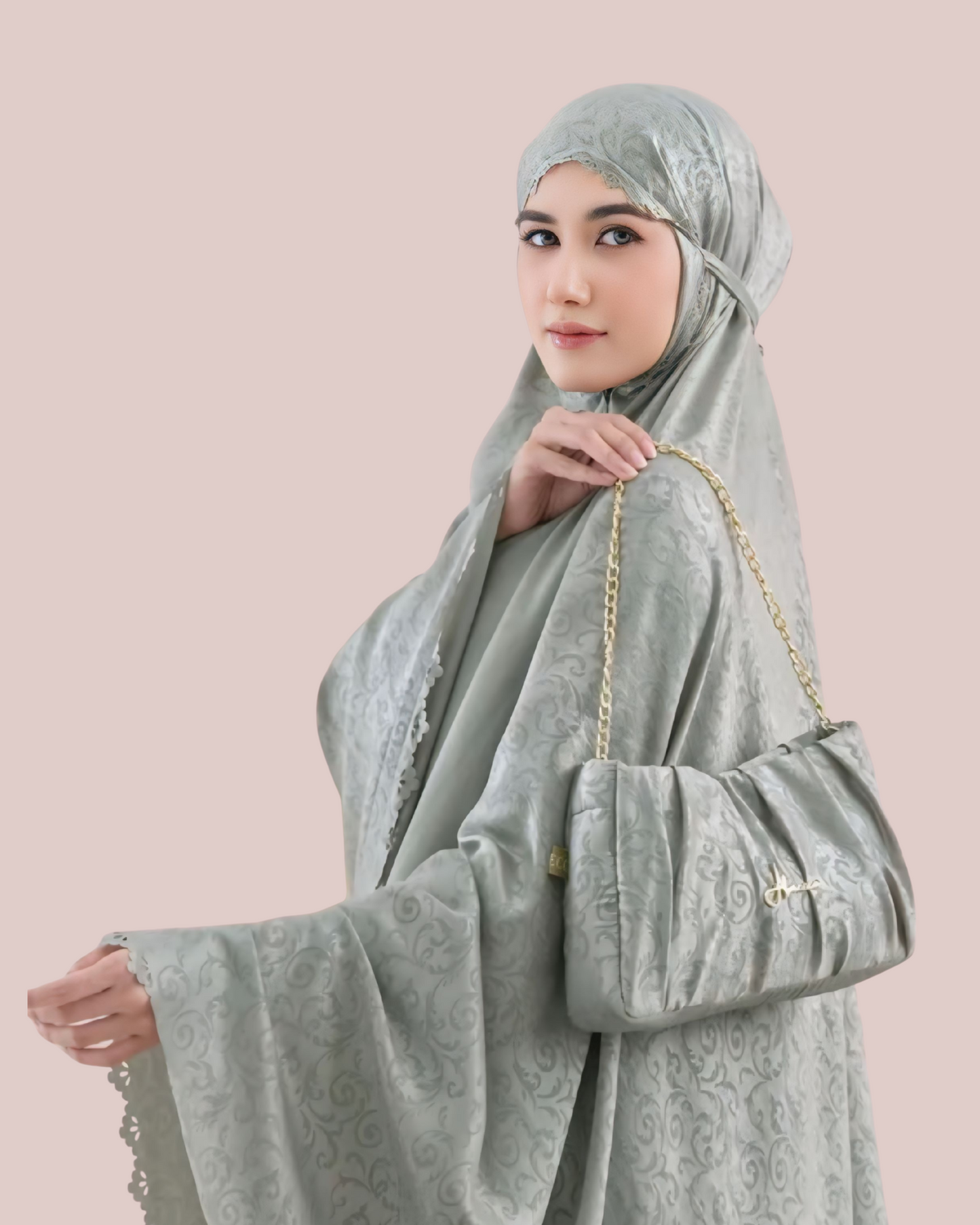 Almecca 2-in-1 Luxury Telekung Set by Fatimaah